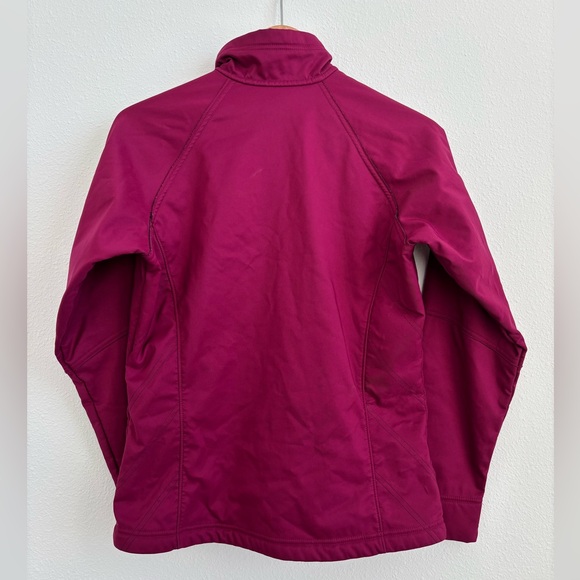 Women’s size Small Columbia Soft Shell Magenta Jacket full zip - Picture 7 of 8